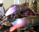 3D steel dolphin Blow up.