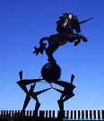 Garden Sculpture steel sheet figures global 3000.