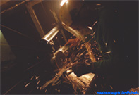 Grinding fixture.