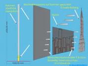 Stainless steel art project WERA-exhibition stand assembly routine