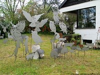 Gartenstecker-Stahlblech-Wald-II.