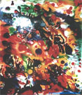 Farbenglut. Glasmalerei. 1991.