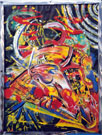 Der himmlische Reiter. 63x84cm. 1991.