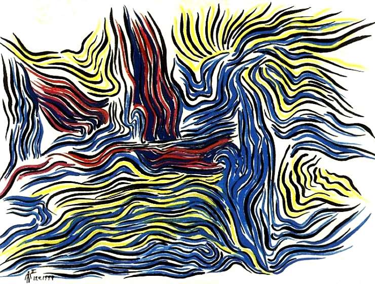 Querformart-Zeichnungen-Malerei-Kunst-19.04.1999