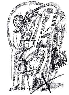 Portrait-Zeichnungen-Malerei-Kunst-25.01.1999